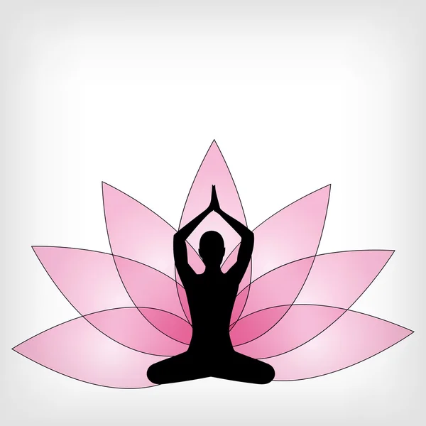 Soyut yoga arka plan — Stok Vektör