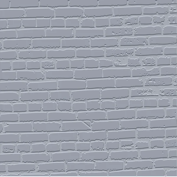 Grey grunge bricked wall background — Stock Vector