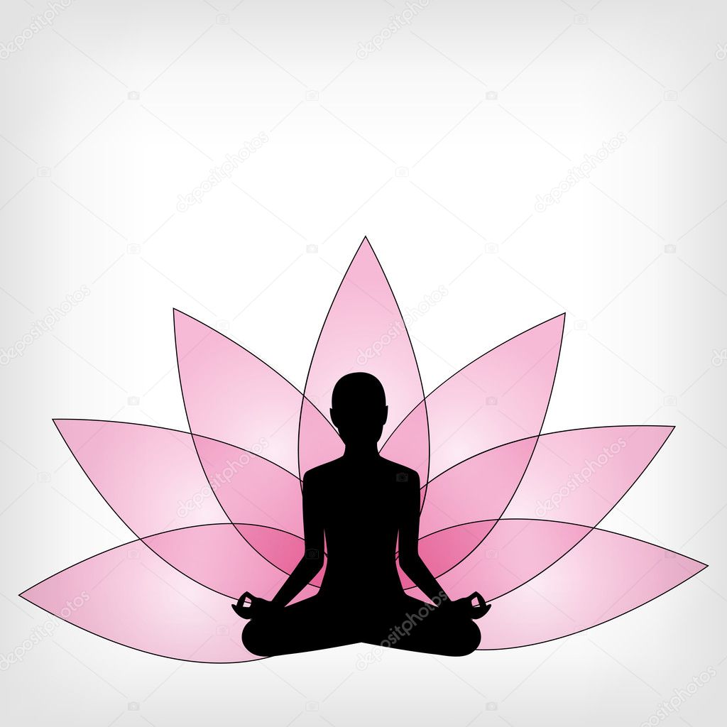 abstract yoga background