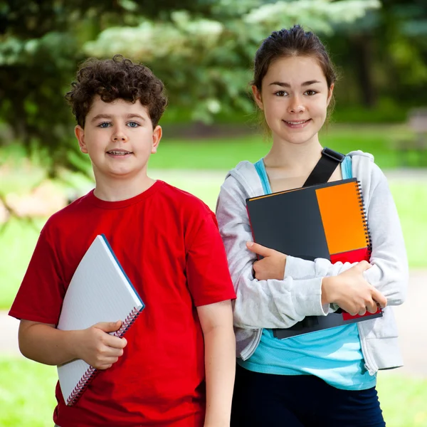 Students outdoor — Stock Photo, Image