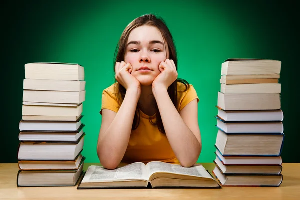 Aprendizaje femenino — Foto de Stock