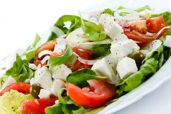 Insalata di verdure con formaggio — Foto Stock