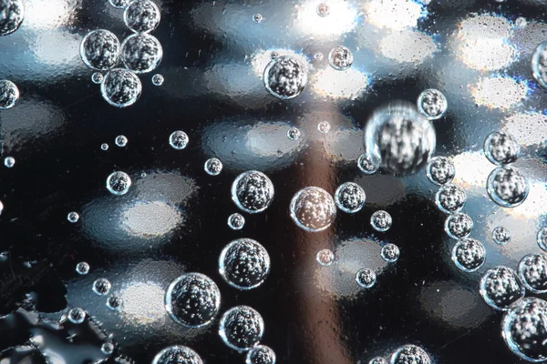 stock image Water drop and bubbles, background