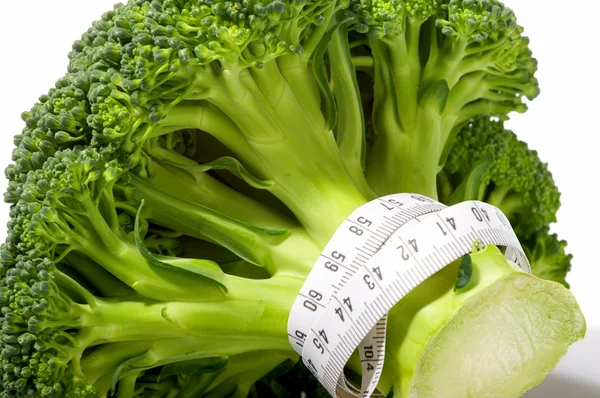 Brokuły dieta miernik — Zdjęcie stockowe