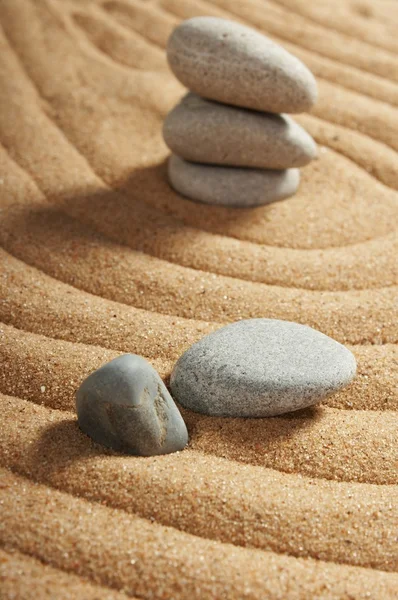 Trädgård av stenar, zen-liknande, lugn, spa bilder — Stockfoto