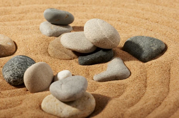 Trädgård av stenar, zen-liknande, lugn, spa bilder — Stockfoto