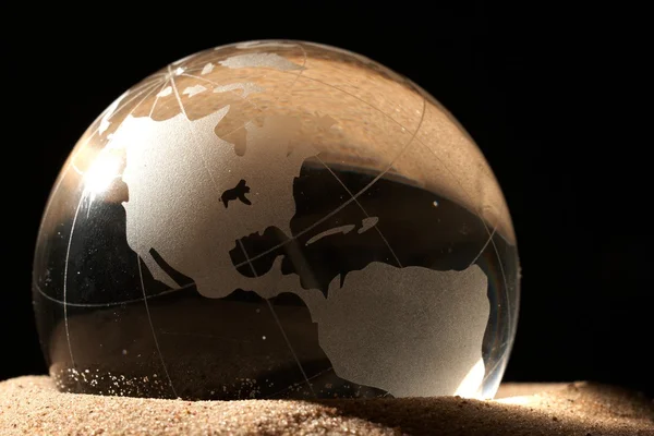 Globe, verantwoordelijkheid voor het milieu — Stockfoto