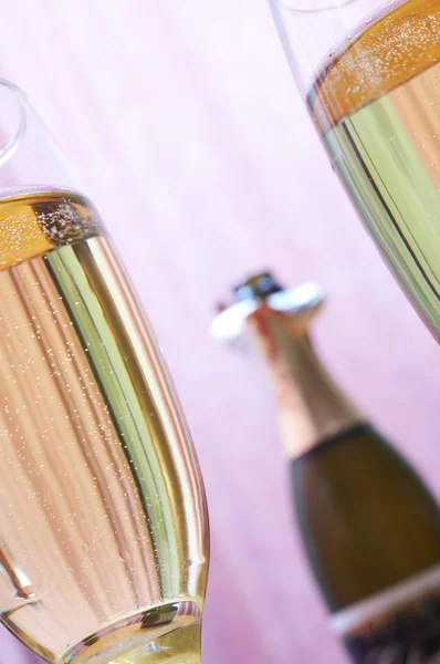 Champagne et verre — Photo