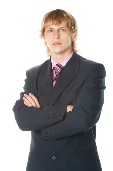 Porträt eines jungen Geschäftsmannes — Stockfoto
