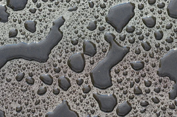 Krople na świeżego asfaltu — Zdjęcie stockowe