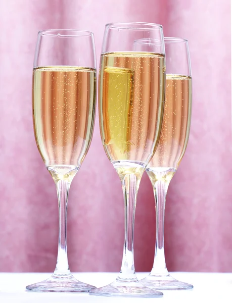 Champagner und Glas — Stockfoto