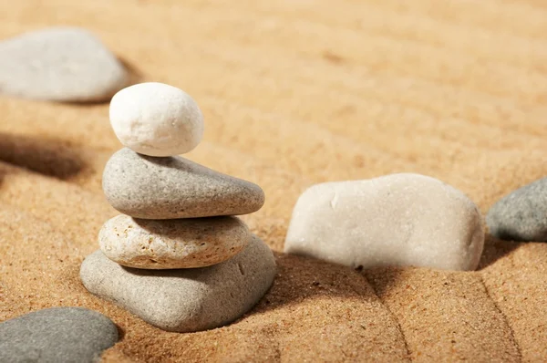 Garten der Steine, Zen-artige, ruhige, Wellness-Bilder — Stockfoto