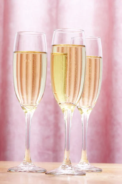 Champagne and glass — Stock Photo, Image