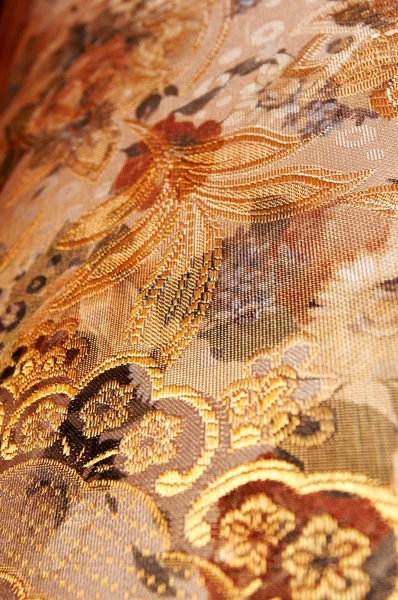 Structure of a fabric, silk, upholstery — Stock Photo, Image
