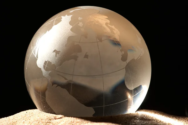 Globe, verantwoordelijkheid voor het milieu — Stockfoto