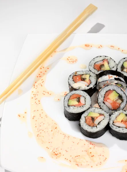 stock image Traditional japanese sushi