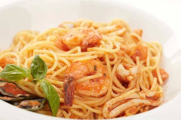 stock image Pasta with Shrimps