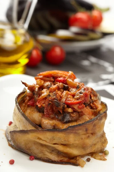 stock image Stuffed eggplant