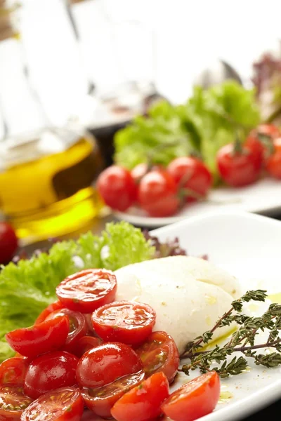 stock image Tomatoes with mozzarella