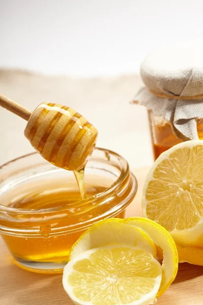 Miel y limón — Foto de Stock