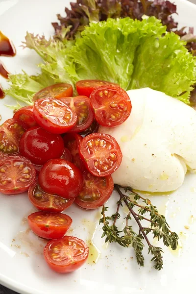 Tomates con mozzarella — Foto de Stock