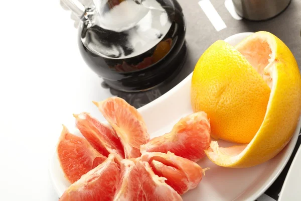 Grapefruit und Balsamico-Essig — Stockfoto