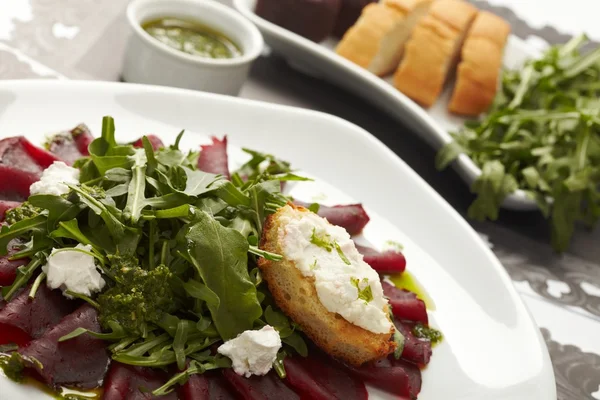 Beetroot salad with sauce — Stock Photo, Image