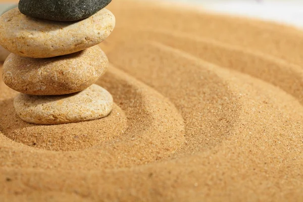 Areia e pedras — Fotografia de Stock