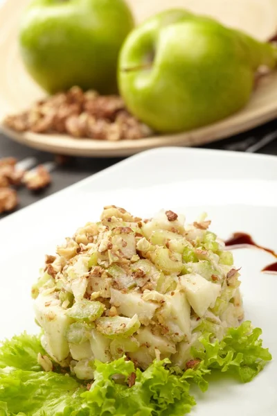 Salad from green apples Stock Image