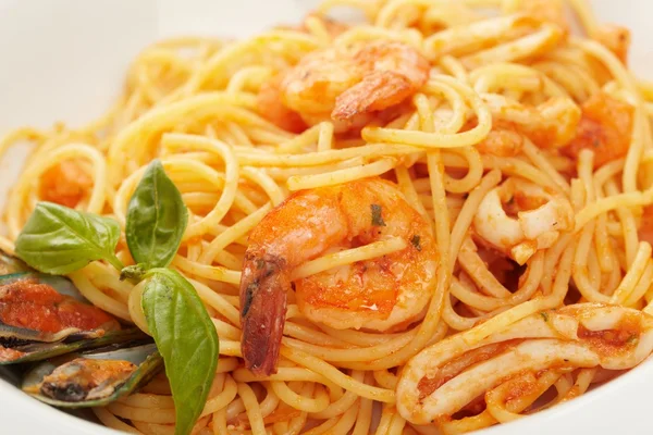 stock image Pasta with Shrimps