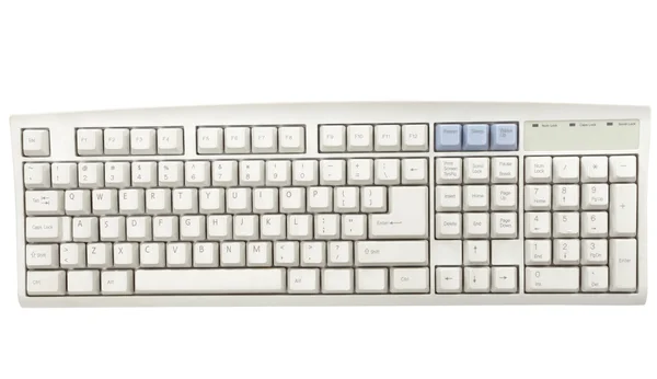 stock image Keyboard for a computer on the white