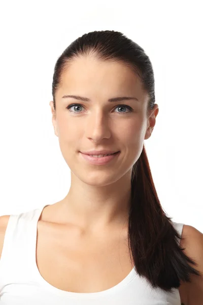 Young happy woman in sports wear — Stock Photo, Image