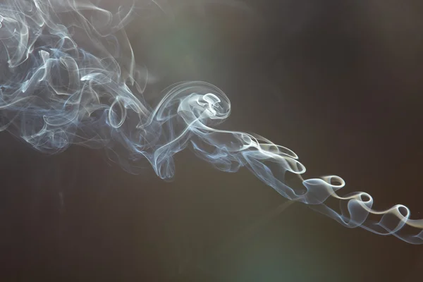 stock image Smoke on the black background