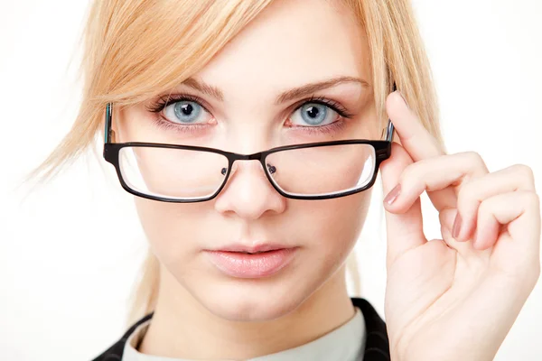 stock image Young beautiful businesswoman