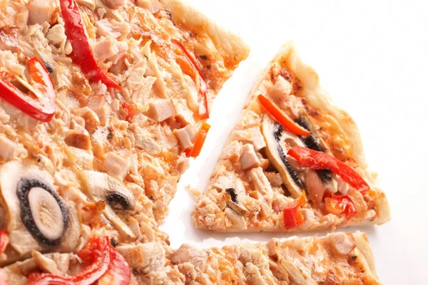 Pizza con champignons — Foto Stock