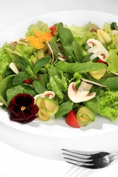 Salad flowers — Stock Photo, Image