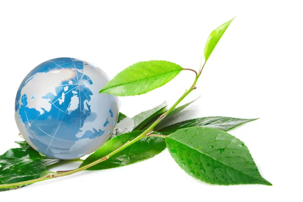Il concetto di globo eco — Foto Stock
