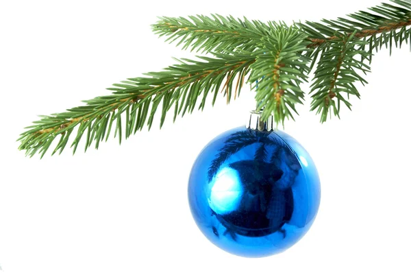 Kék golyó, karácsony — Stock Fotó