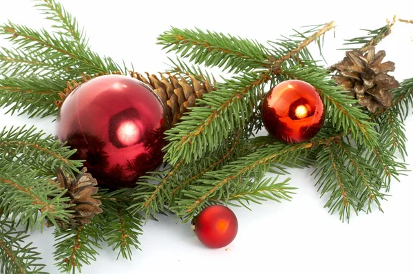 Kırmızı Top, Noel — Stok fotoğraf
