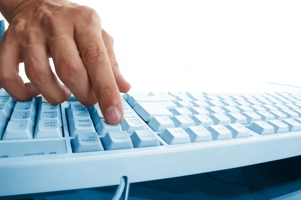 Hands typing — Stock Photo, Image