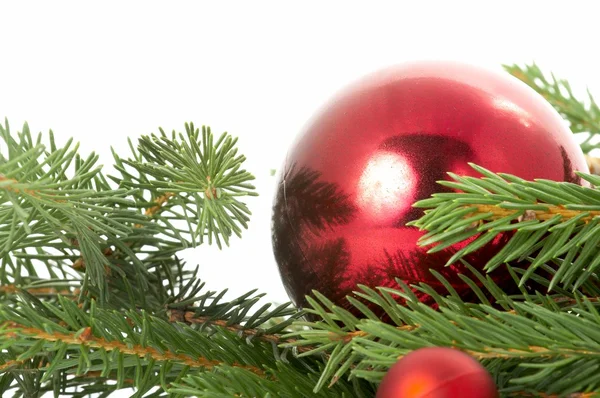 Red ball, christmas Royalty Free Stock Images