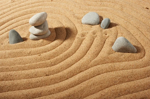 Tuin van stenen, zen-achtige, rustige, spa afbeeldingen — Stockfoto