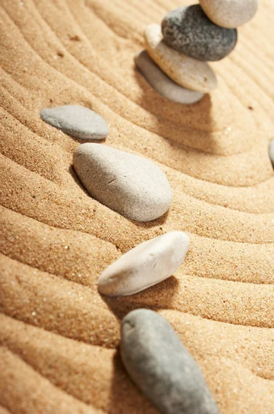 Kert-kő, nyugodt, zen-szerű spa képek — Stock Fotó