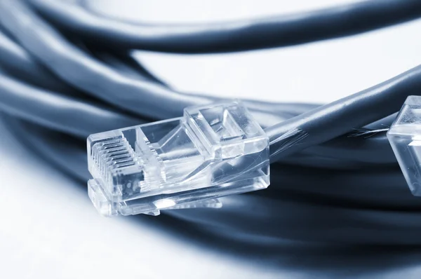 Cables de red y de conexión — Foto de Stock