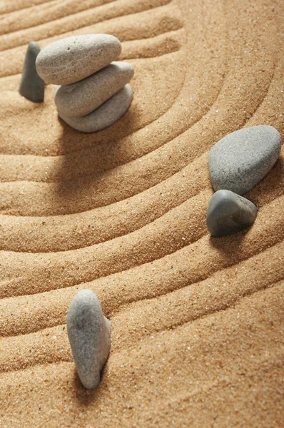 Jardín de piedras, zen-como, tranquilo, spa imágenes —  Fotos de Stock