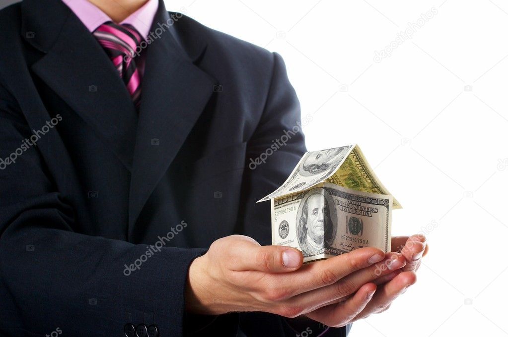 The house money in human hands