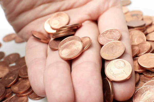 stock image Business, coin in hand