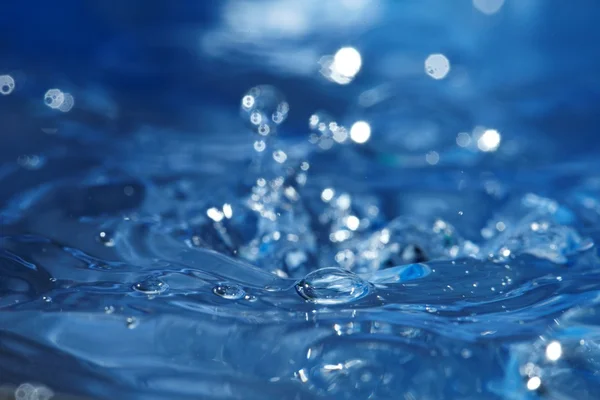 Stänk av vatten droppar — Stockfoto