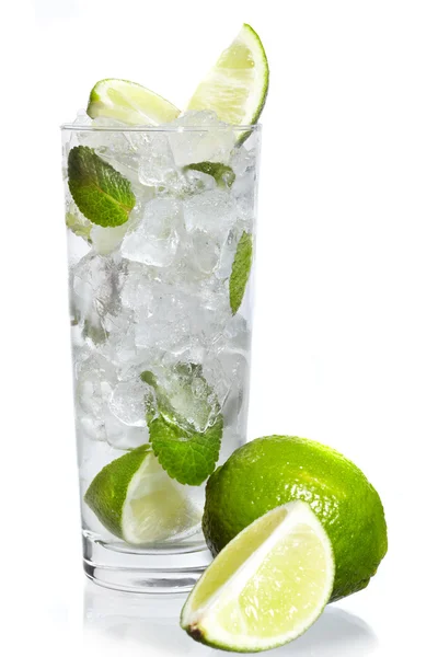 Mint, lime ice wodka — Stockfoto
