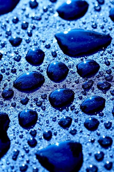 Gotas no asfalto fresco, óleo — Fotografia de Stock